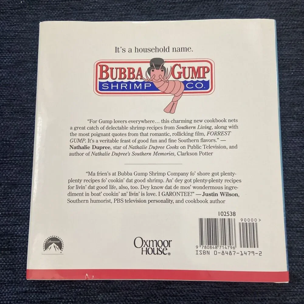 Bubba Gump Shrimp Co. Cookbook : Recipes and Reflections from FORREST GUMP by...